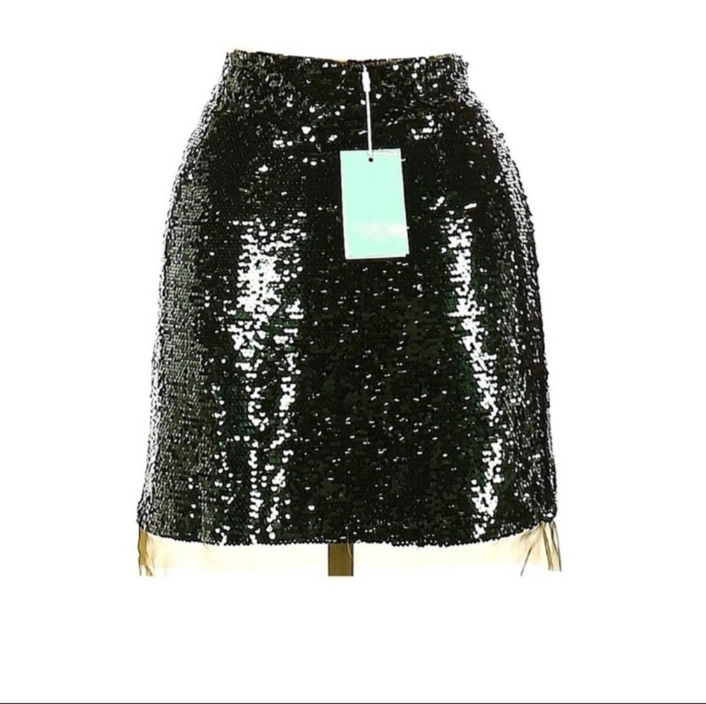 𝅺NWT Jovonna London Mini Skirt In Sequins - Picture 3 of 6